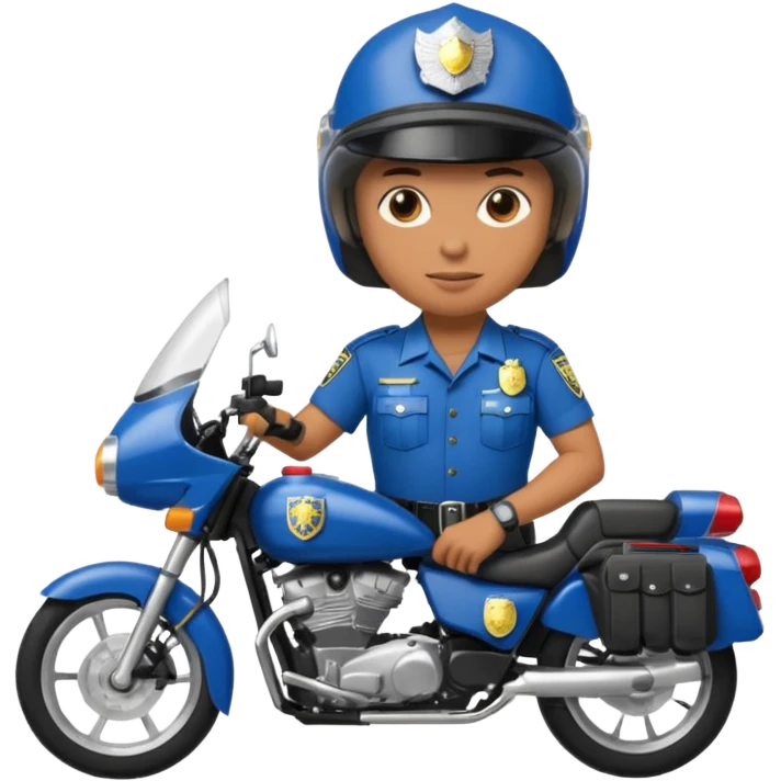 мотоцикл з копами emoji