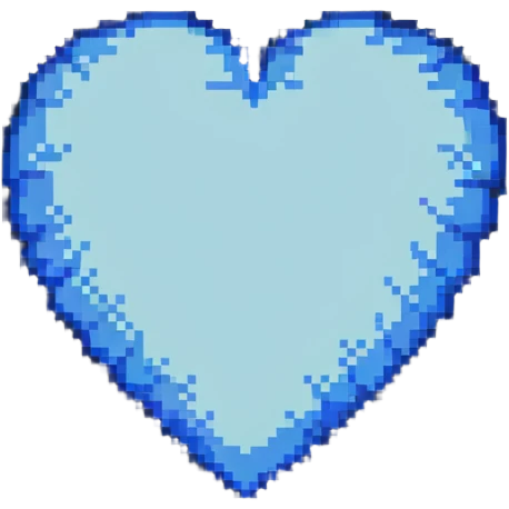 pixelated heart emoji