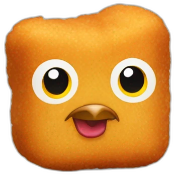 Chicken nugget emoji