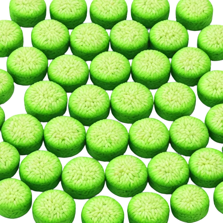  green rice balls emoji