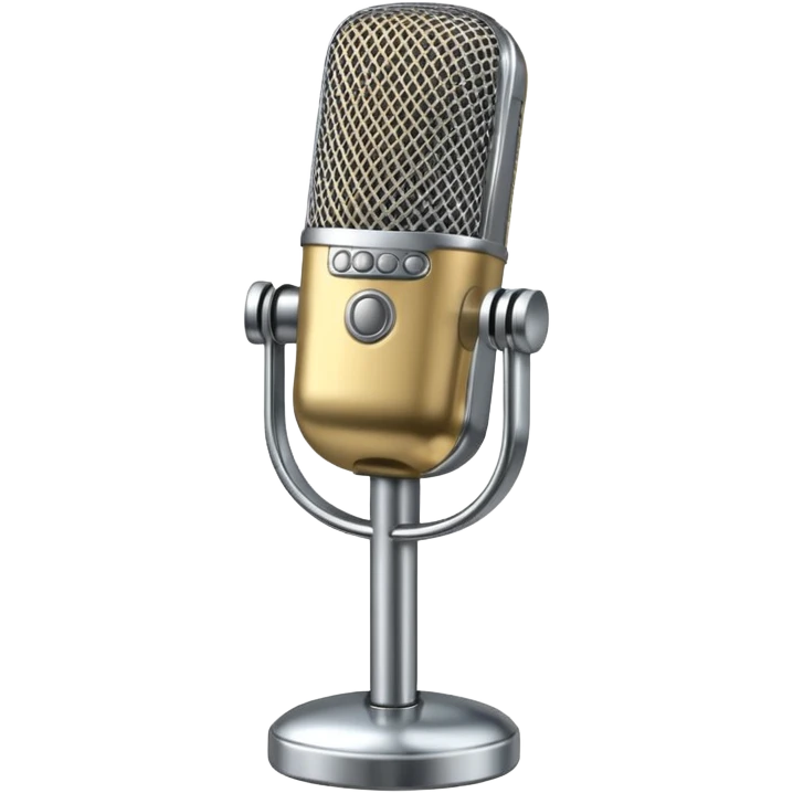 Outlined 🎤 emoji emoji