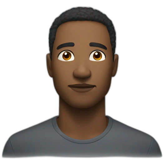 confident gazing solo portrait emoji