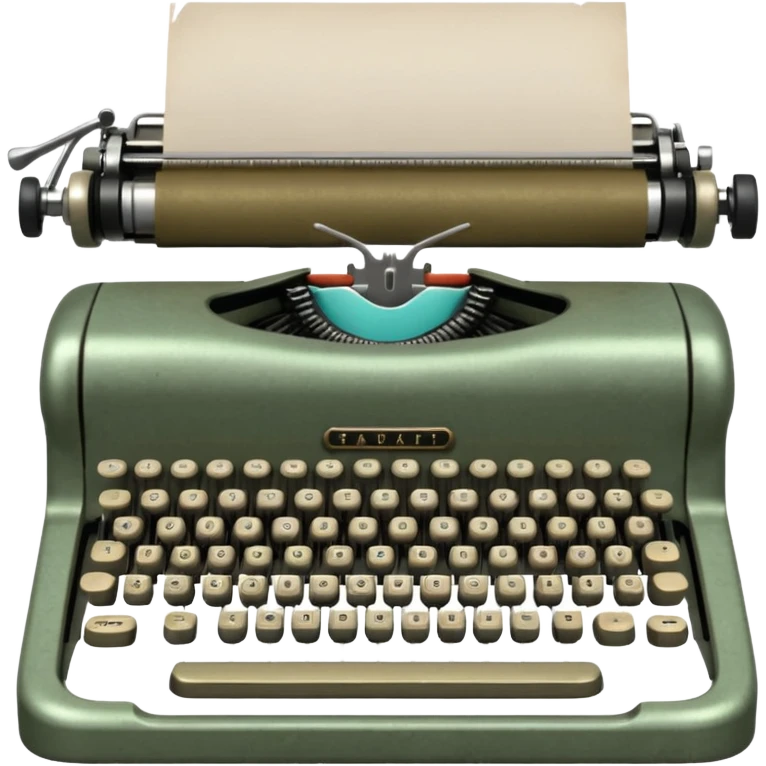 Sage typewriter emoji