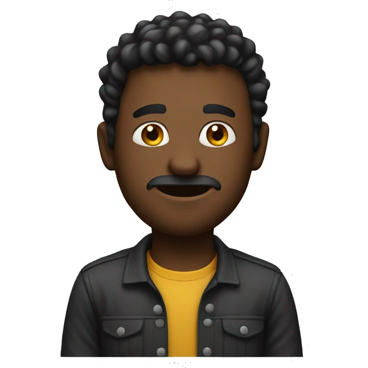 Dude with oil emoji