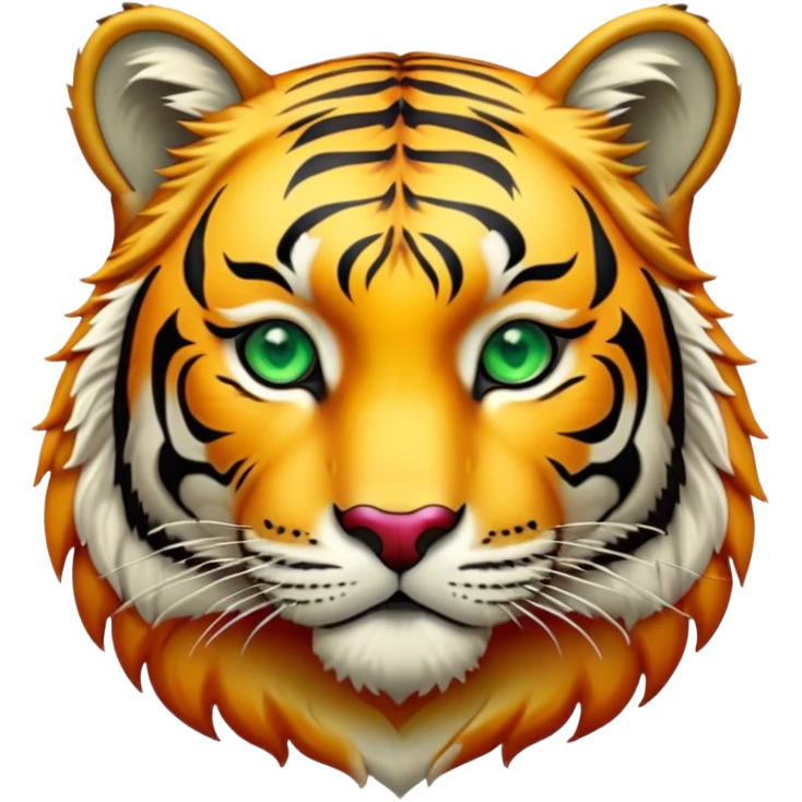 Tiger wearing Ruby necklace  emoji