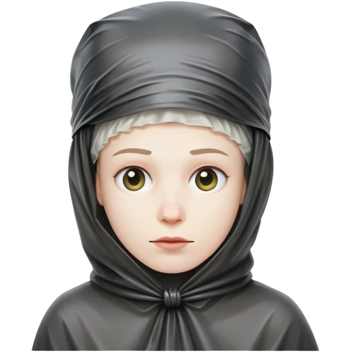 trash bag on head emoji