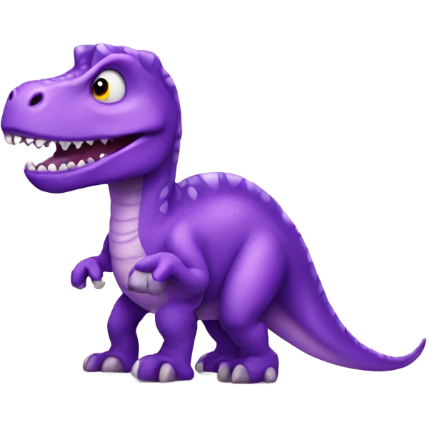 Purple dinosaur  emoji
