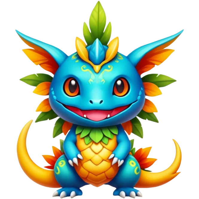 Exotic chibi Fakémon-creature emoji