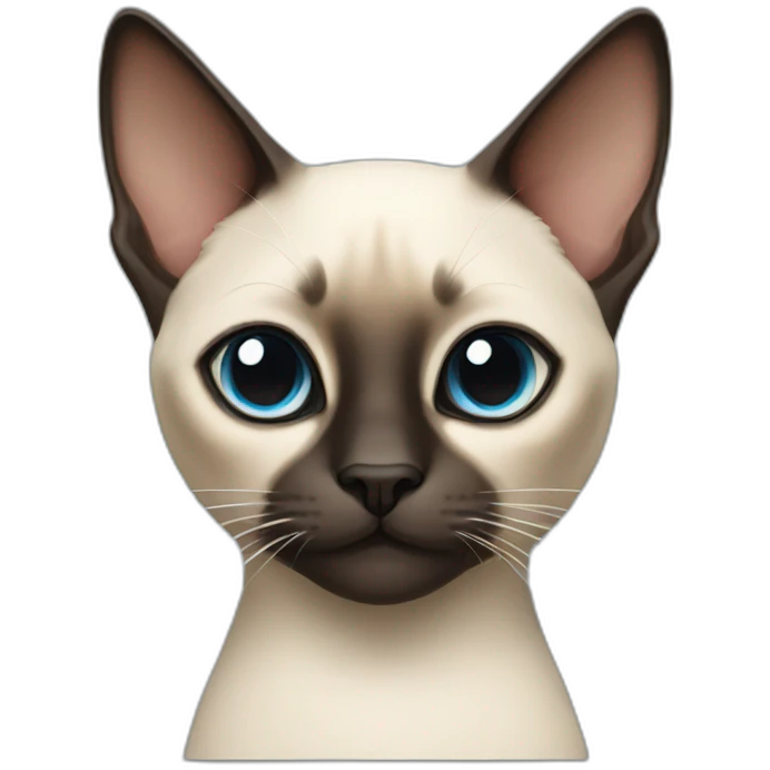 Siamese cat emoji