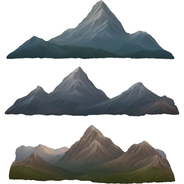 Mountain range emoji