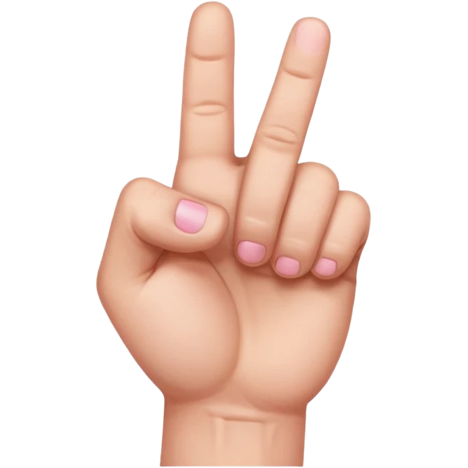 Closed fist with pinky finger sticking up emoji