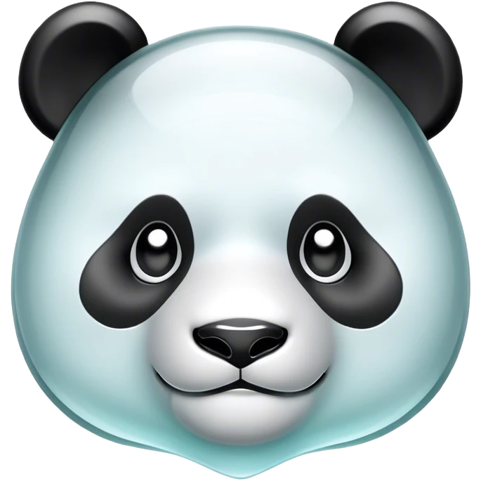 Glassblowing Panda emoji