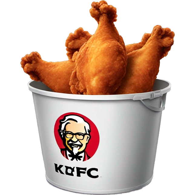 KfC Bucket of fried chicken emoji