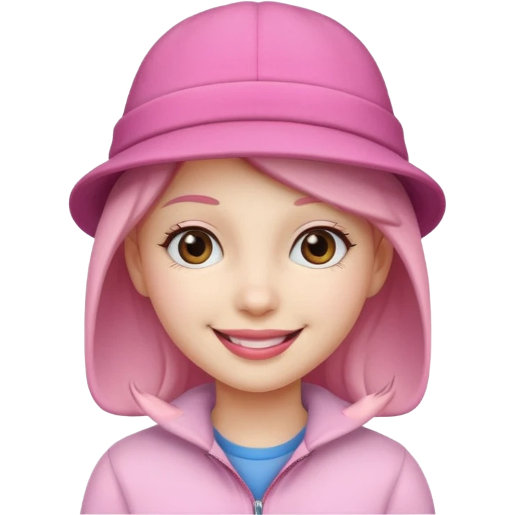 pink hat girl emoji