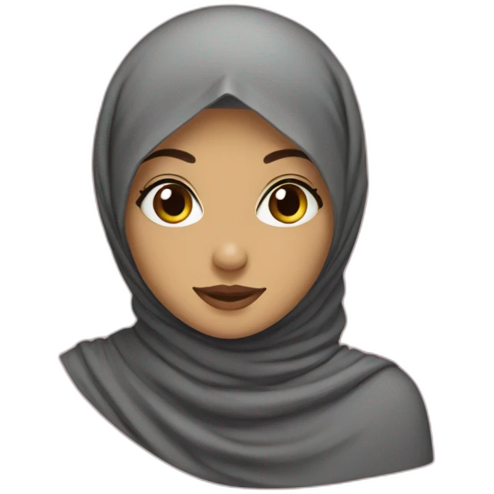 Hijab girl emoji