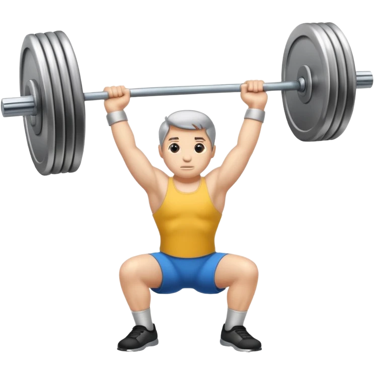 single barbell emoji