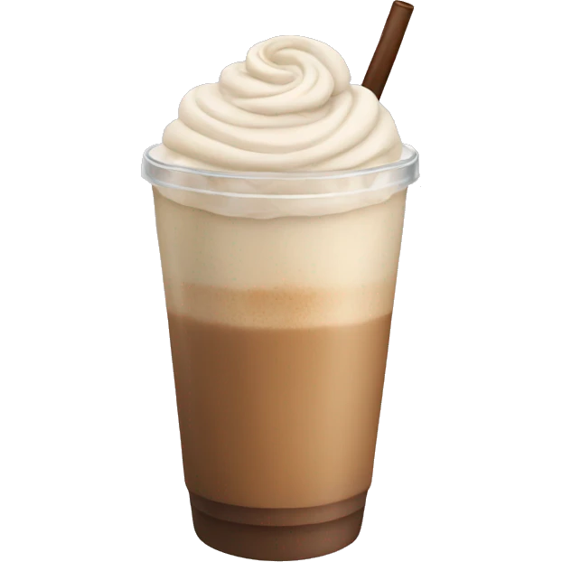 Ice latte emoji