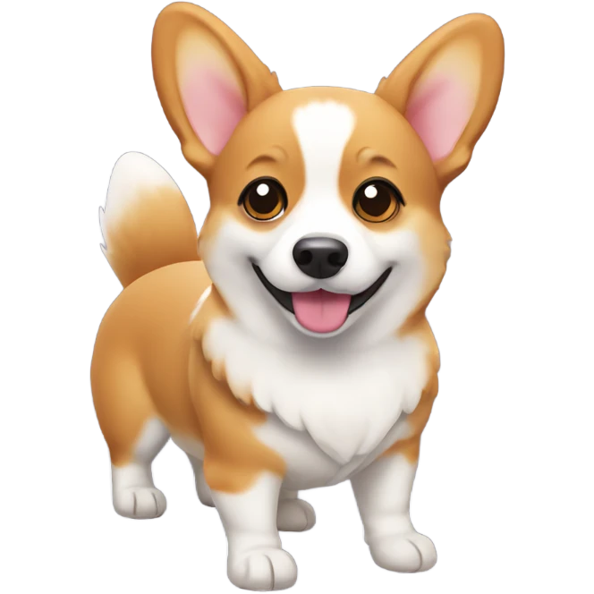 cute corgi  emoji