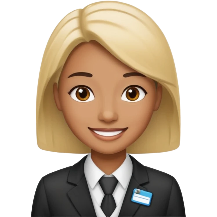reception staff emoji