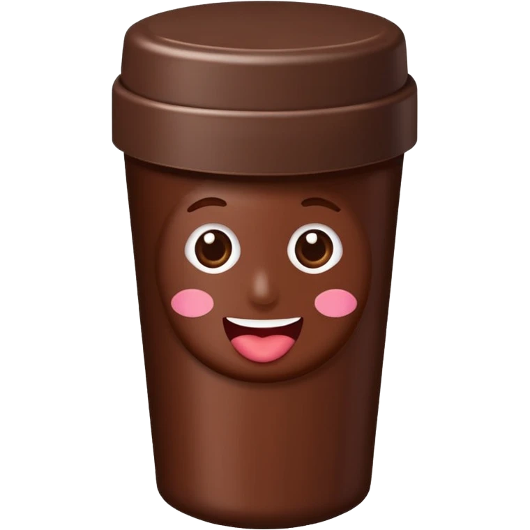 balsamo labial con el envase de la marca rhode color chocolate emoji