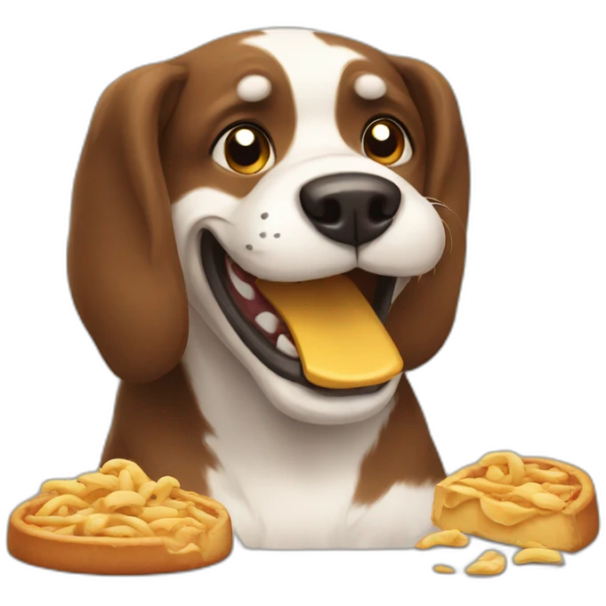 Hungry dog  emoji