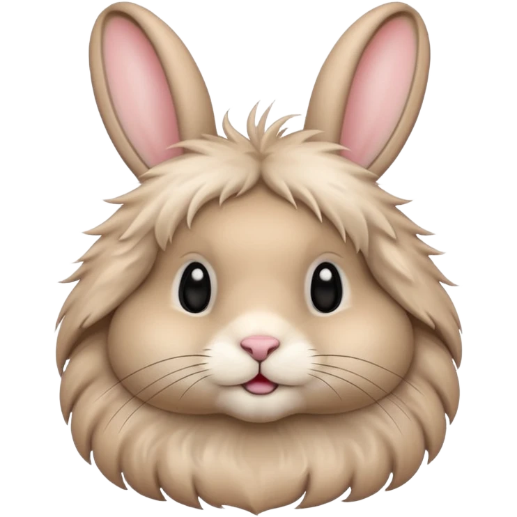 Sweet rabbit beige emoji