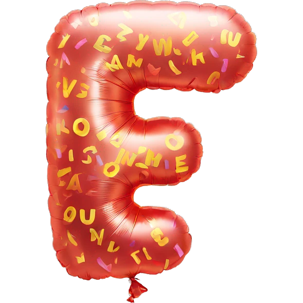Balloon letters emoji