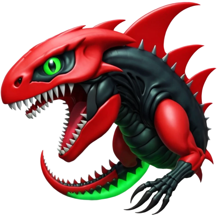 Venom-Groudon-Xenomorph-Darkrai-Genesect-fusion  emoji
