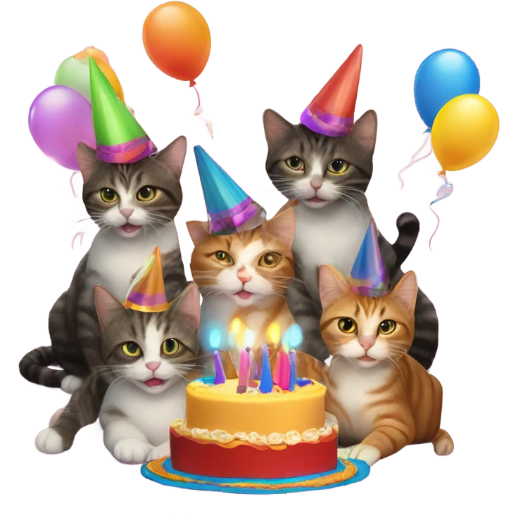 Cat celebration  emoji