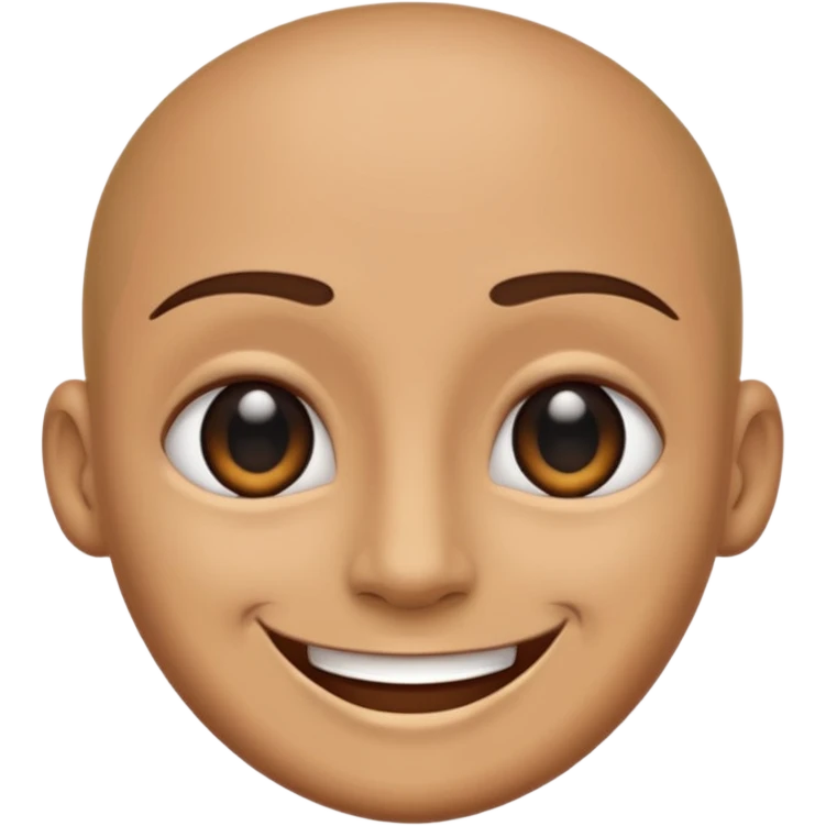 make a brown wall with 2 black eyes and a smile emoji