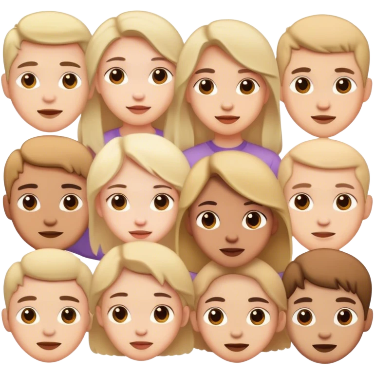 Cute faces emoji