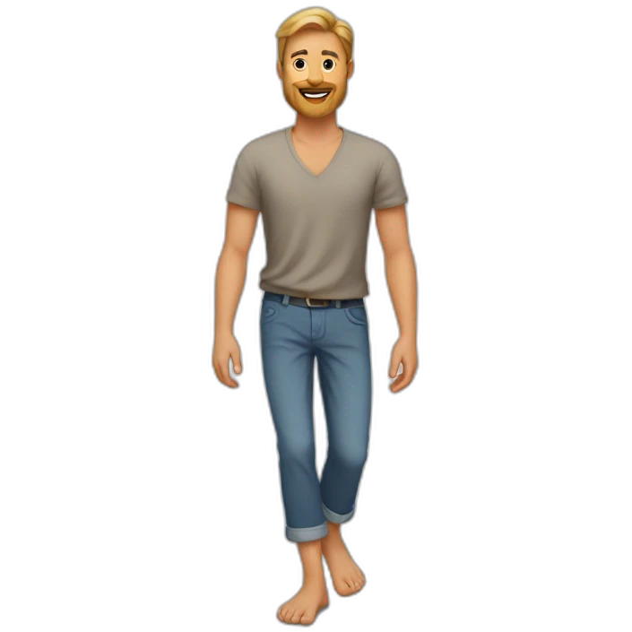 Barefoot design dadsy emoji