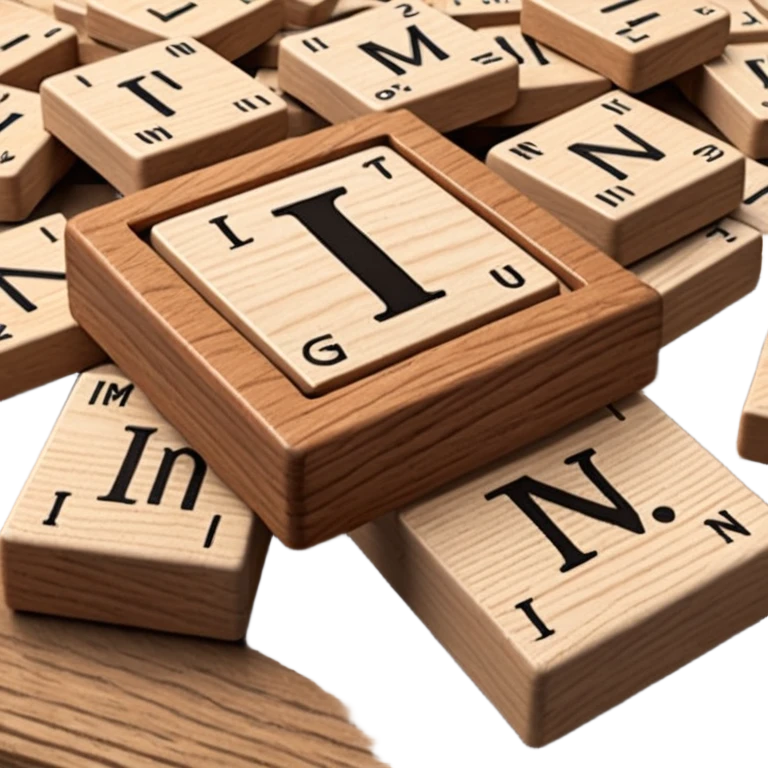 I'm In in scrabble letters emoji