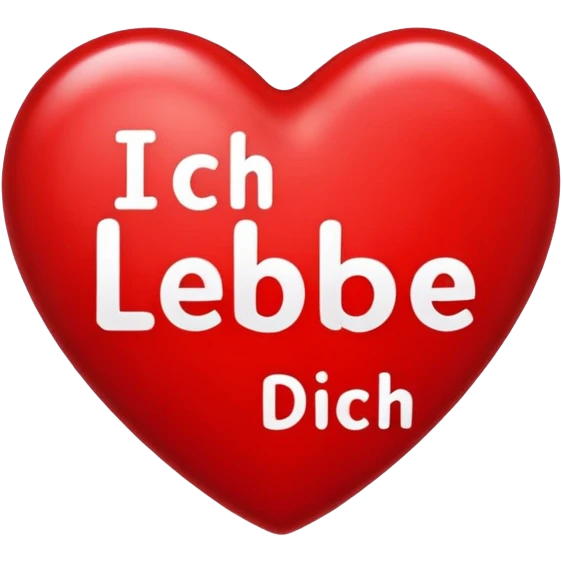 Herz das ich liebe dich sagt  emoji