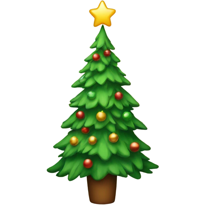 Christmas tree emoji