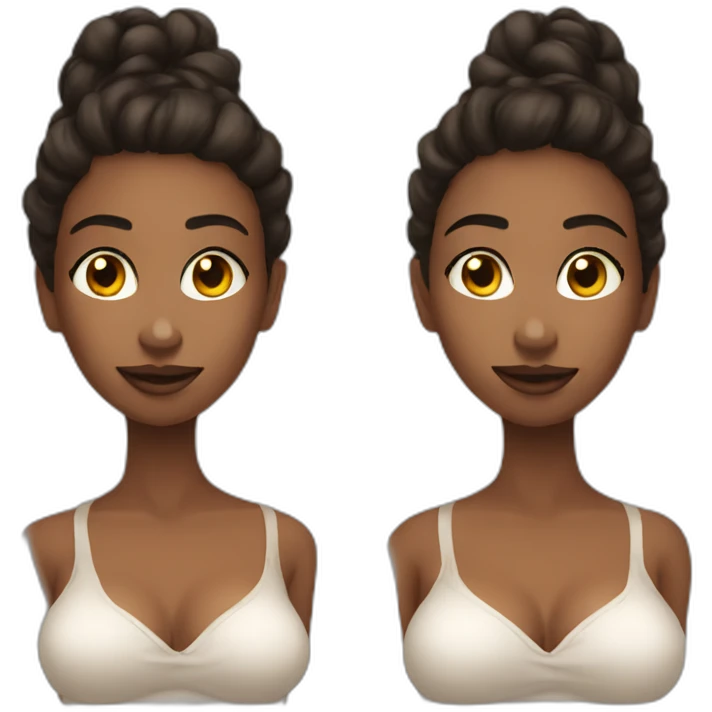 Girl with big boobies emoji