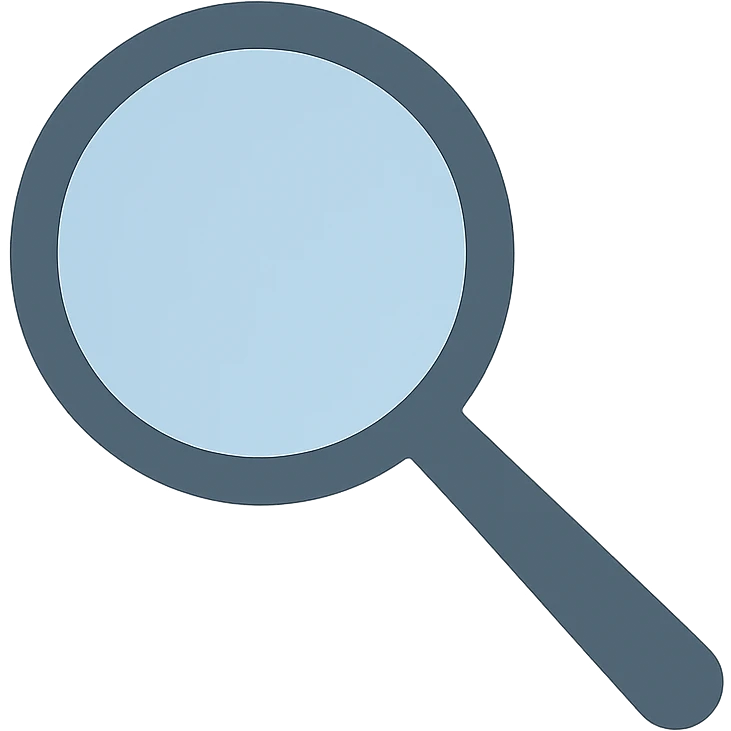 magnifying glass icon emoji