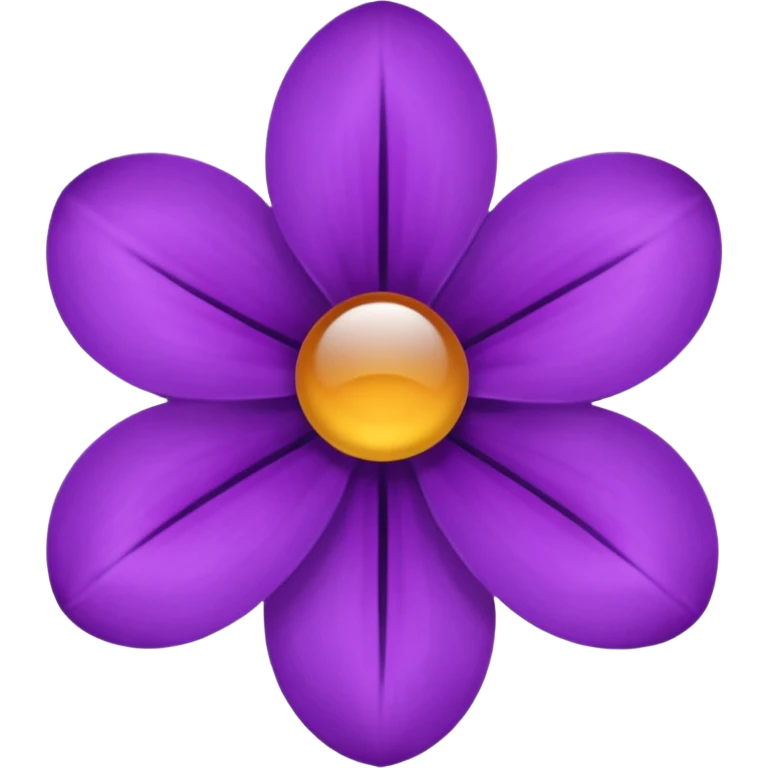 Violet flower emoji