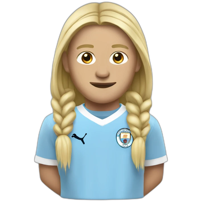 Haaland Manchester city emoji