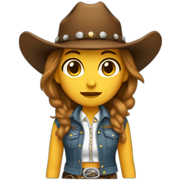 Cowgirl emoji