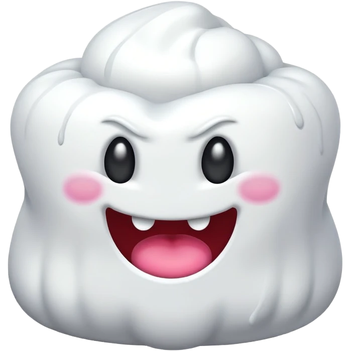 evil marshmallow emoji