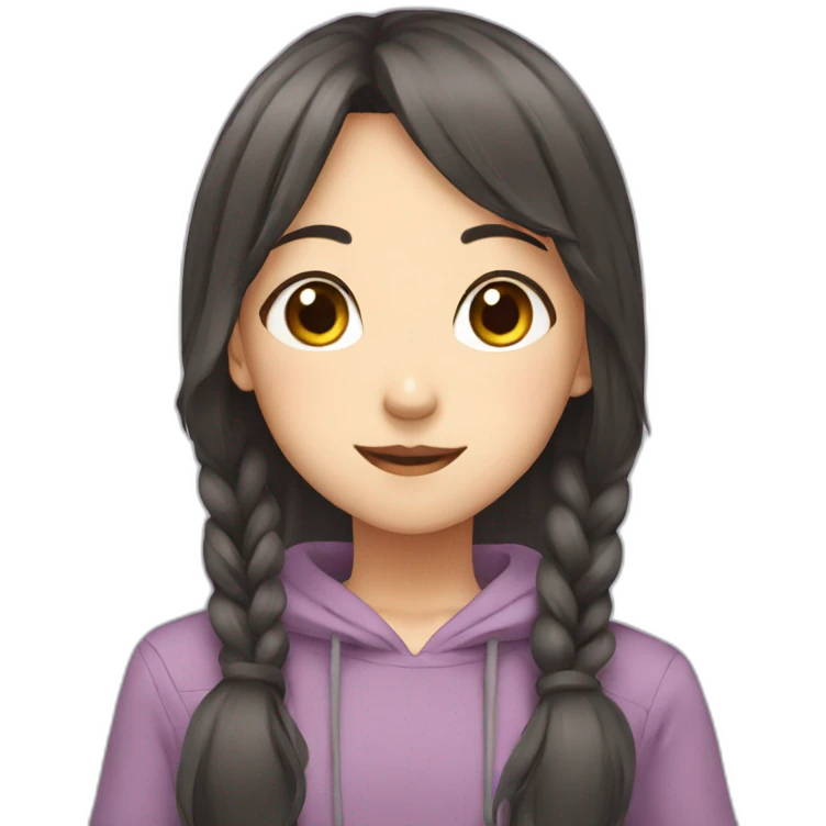 Girl anime emoji