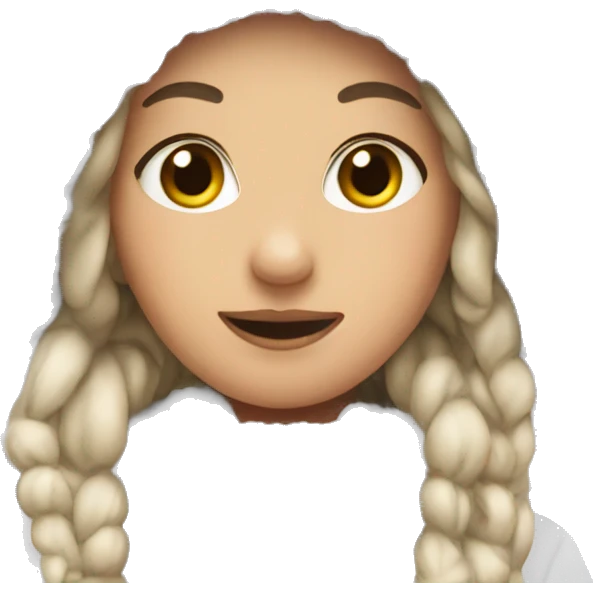 Snow bunny emoji