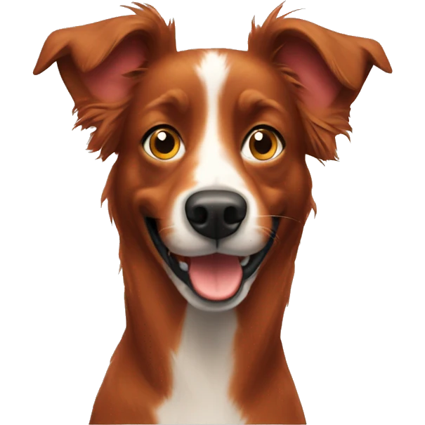red aussie dog emoji