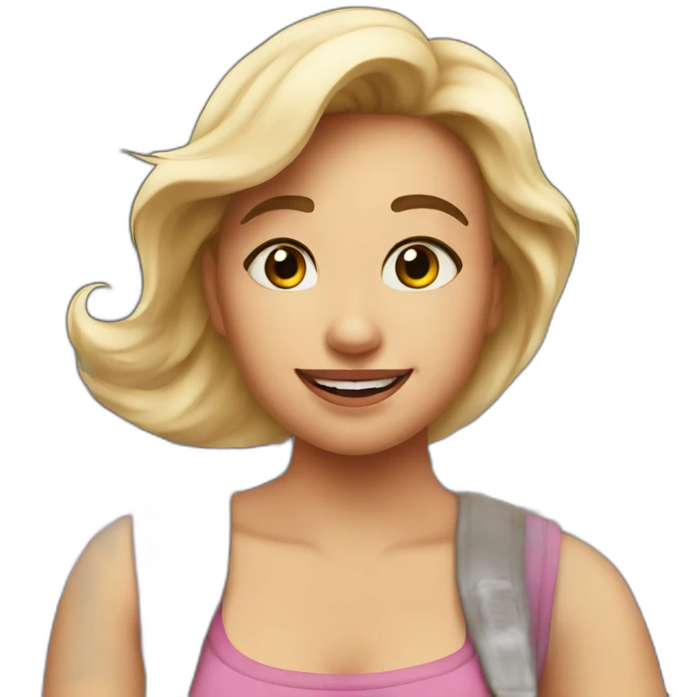 meme girl disneyland emoji