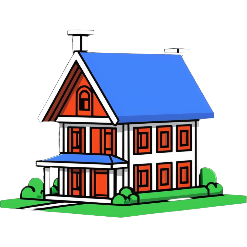 Minecraft house emoji