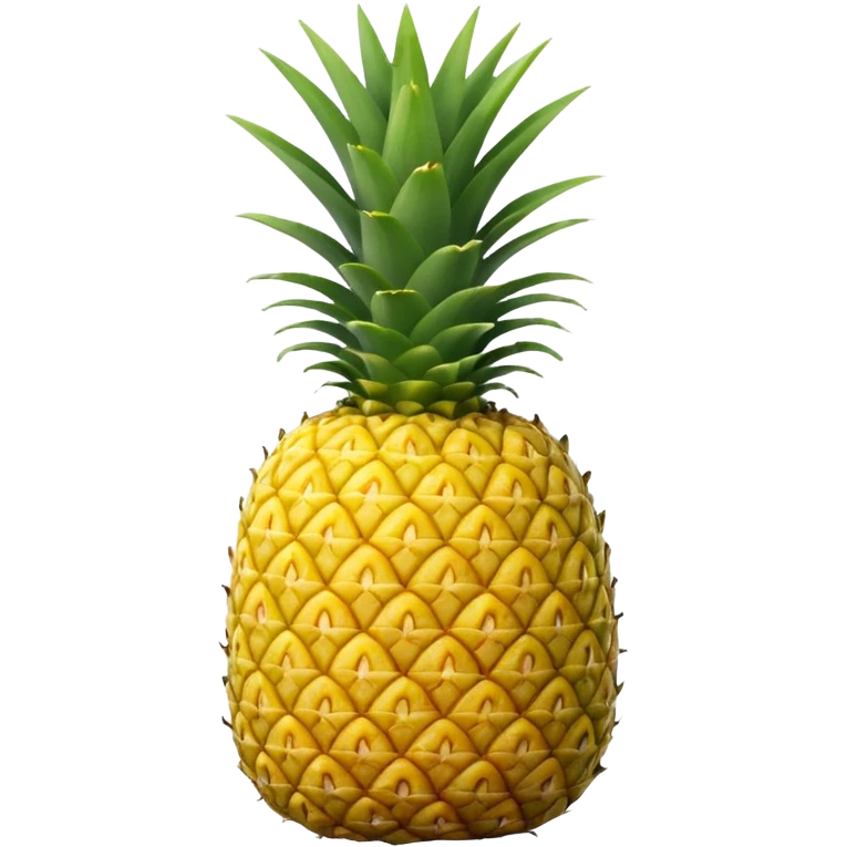 Heart shaped pineapple emoji
