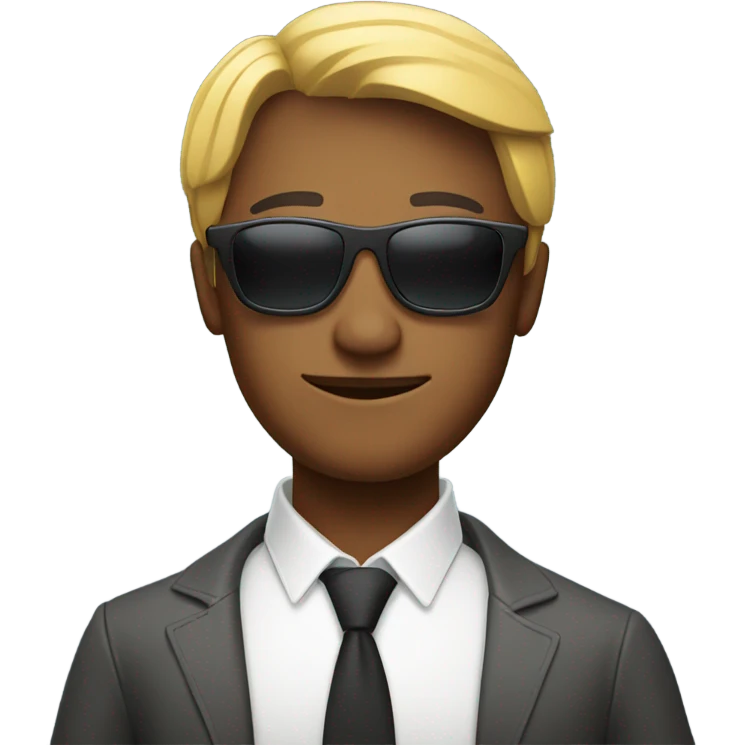 Gap with sunglasses on emoji