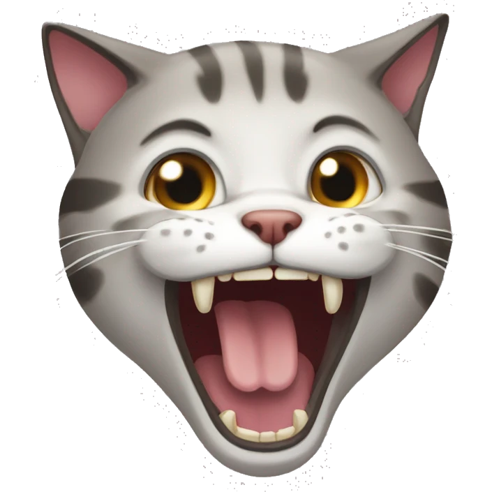 Screeching cat emoji