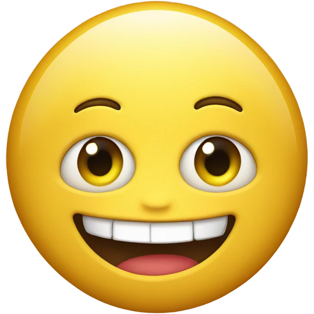smiling emoji with crazy eyes  emoji